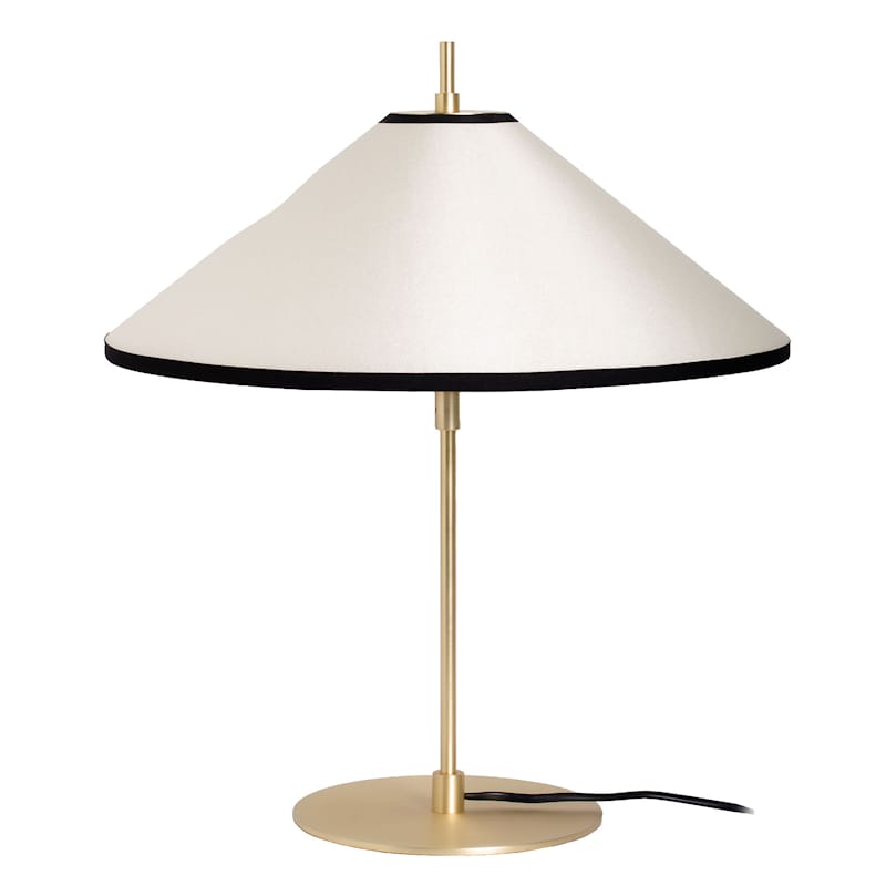 Tafta Pöytävalaisin Ø40 cm, Musta / Luonnonvalkoinen