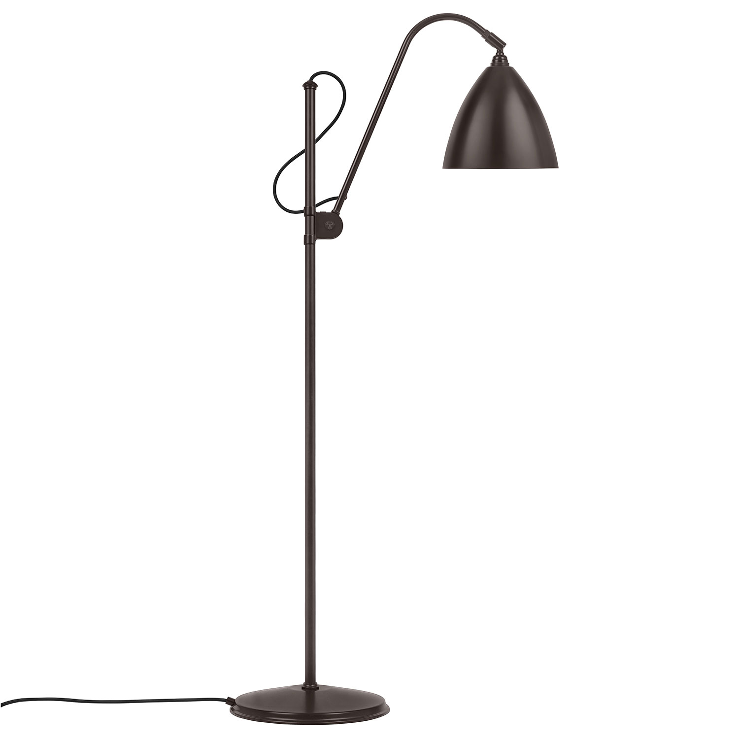 Gubi Bestlite Bl3 M Golvlampa Black Brass/black Brass - Golvlampor Svart - 10010050