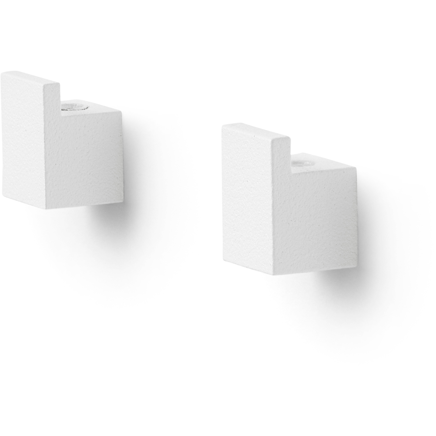 Audo Copenhagen Kubus Wall White - Krukker Lakeret Metal Hvid - 11004