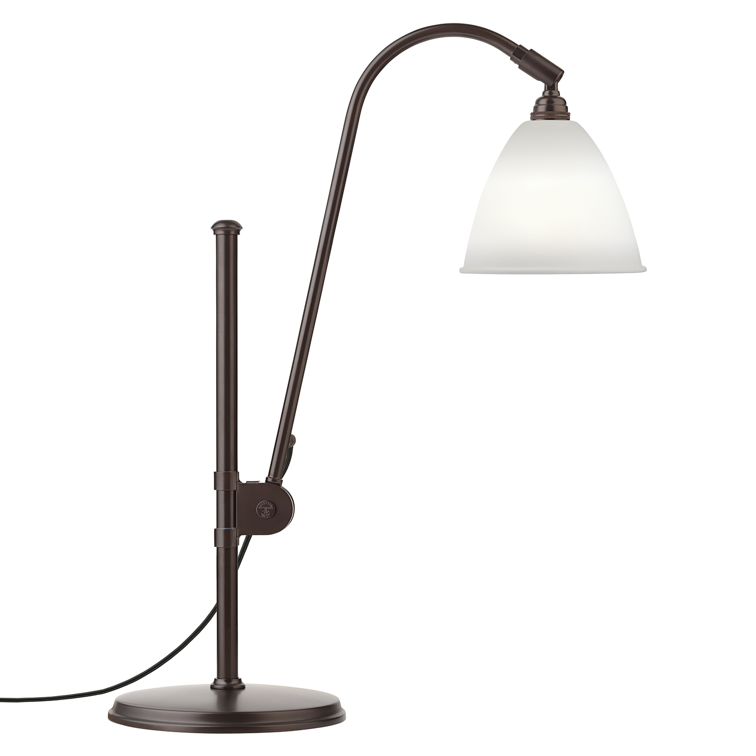 Gubi Bestlite Bl1 Bordslampa Black Brass/bone China - Bordslampor Benporslin - 10009942