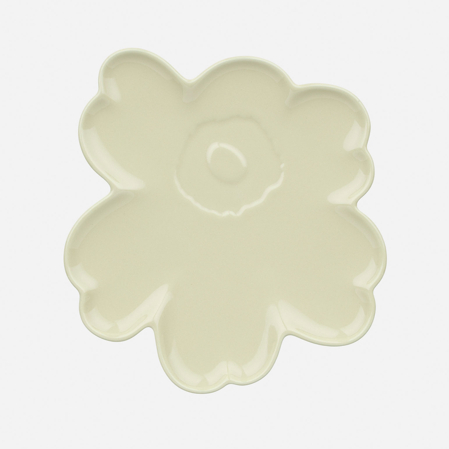 Marimekko Unikko Shape Tallerken 20 Cm Ravfarvet - Asietter Stent&oslash;j HAY - 074960-220